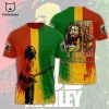 Bob Marley One Love King Of Reggae Signature 1945-2024 Thank You For The Memories 3D T-Shirt