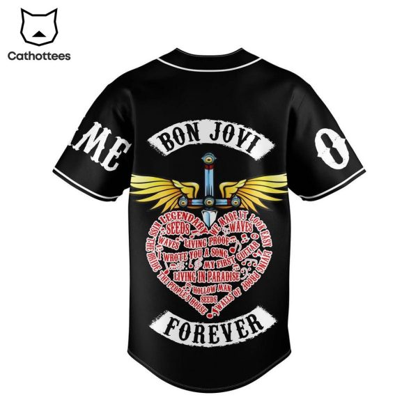 Bon Jovi Forever Custom Design Special Baseball Jersey