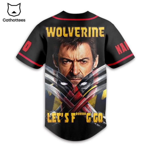 Deadpool And Wolverine Let Go Baseball Jersey