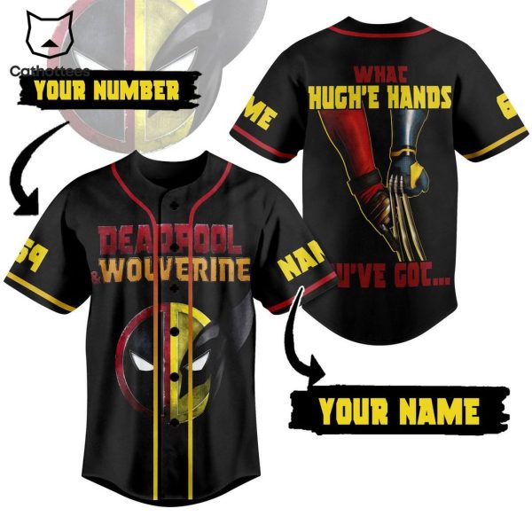 Deadpool And Wolverine What Hughe Hand Baseball Jersey