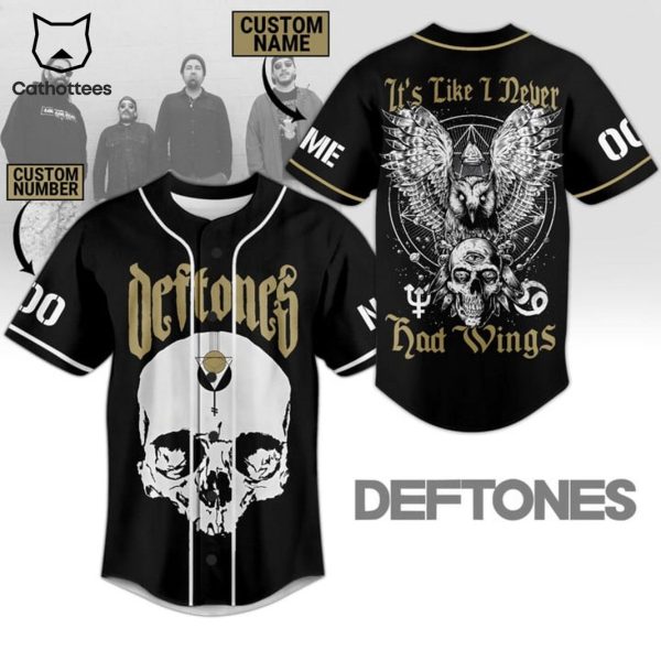 Deftones Its Like You Never Had Wings Design Baseball Jersey