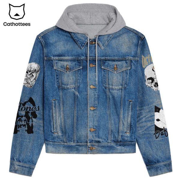 Deftones My Own Summer Lyrics Hooded Denim Jacket