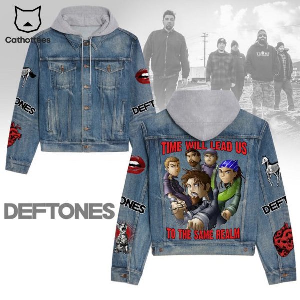 Deftones Time Will Lead Us To The Same Realm Hooded Denim Jacket