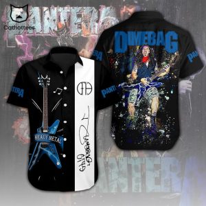 Dimebag Darrell Pantera Heavy Metal Signature Hawaiian Shirt