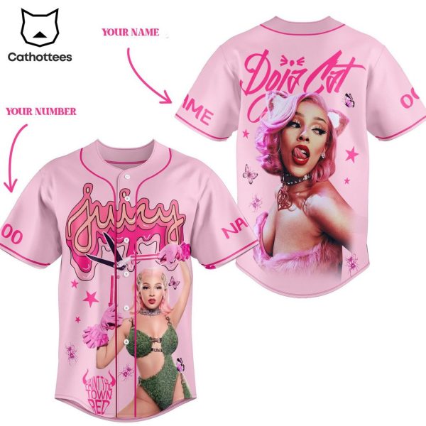 Doja Cat – Juicy Design Pink Baseball Jersey