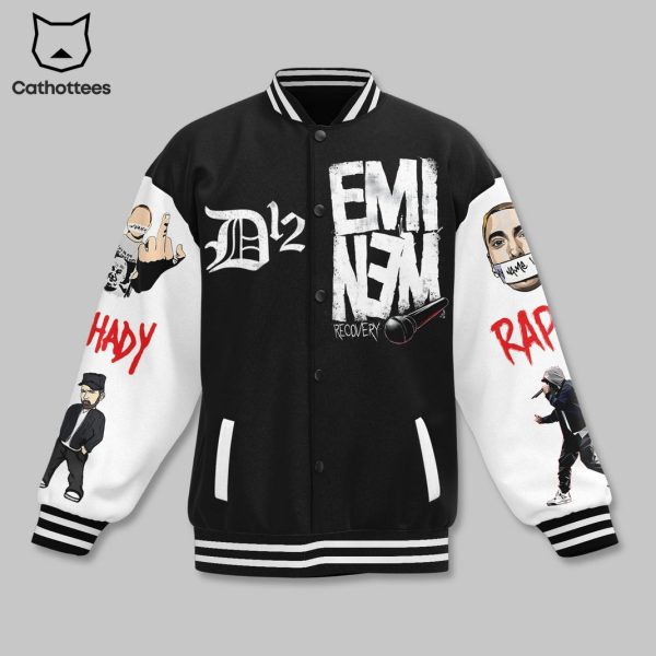 Eminem Recovery Slim Shady Rap God Baseball Jacket