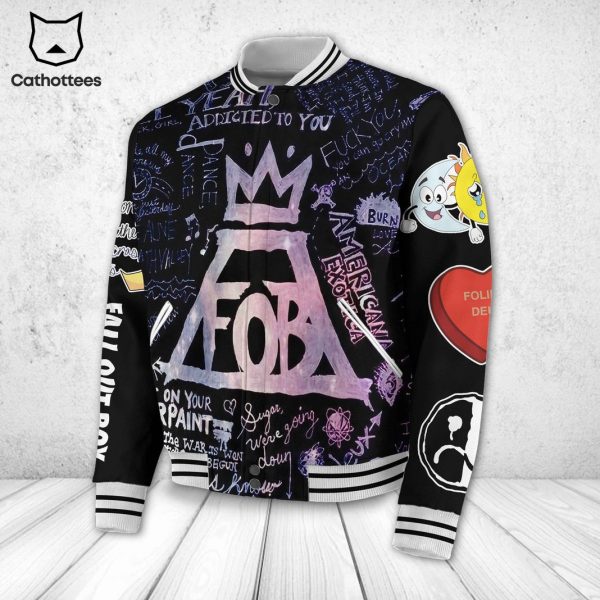 Fall Out Boy Folie A Deux Baseball Jacket