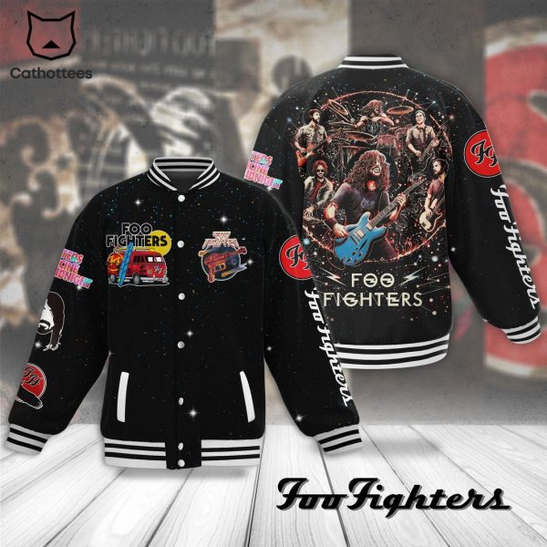 Foo Fighters Rock Band Baseball Jacket