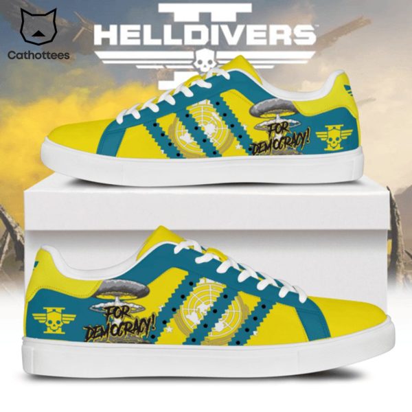 For Democracy Helldivers Design Stan Smith Shoes