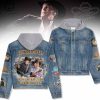 Live A Little Love A Lot Kenny Chesney Hooded Denim Jacket