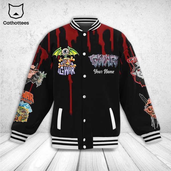 Gwar Band Custom Name Baseball Jacket