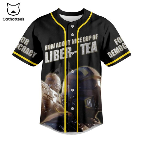Helldivers Join The Fight For Democracy Baseball Jersey