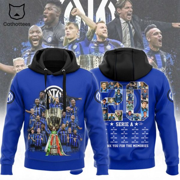 Inter Milan Champions Serie A Thank You For The Memories Hoodie