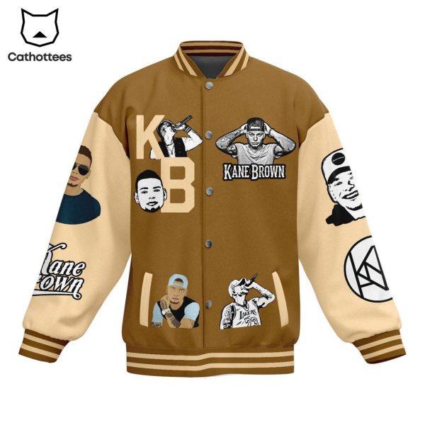 Kane Brown Known To Be Crazy Known To Be Wild Baseball Jacket