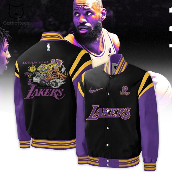Los Angeles Lakers Special Design Baseball Jacket
