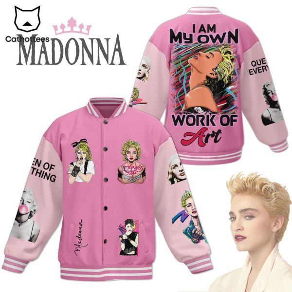 Madonna I Am My Own Work Of Art Baseball Jacket