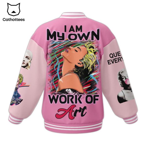 Madonna I Am My Own Work Of Art Baseball Jacket