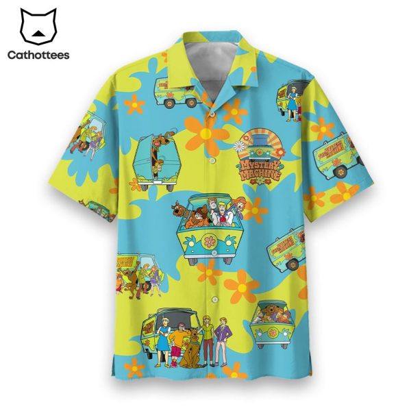 Mystery Machine Scooby-Natural Tropical Hawaiian Shirt