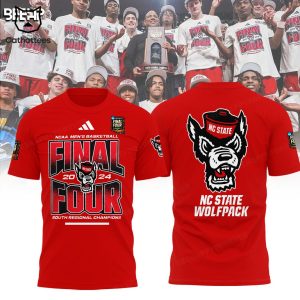 NC State Wolfpack 2024 NCAA Mens Basketball Final Four South Regional Champions 3D T-Shirt