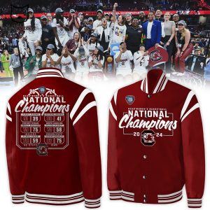 NCAA Women Basketball National 2024 Champs South Carolina Gamecock Baseball Jacket