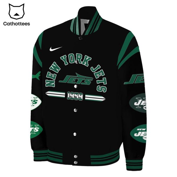 New York Jets New Logo Design Baseball Jacket