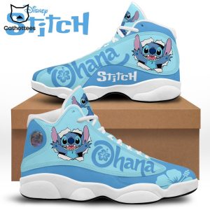 Ohana Stitch Special Blue Air Jordan 13