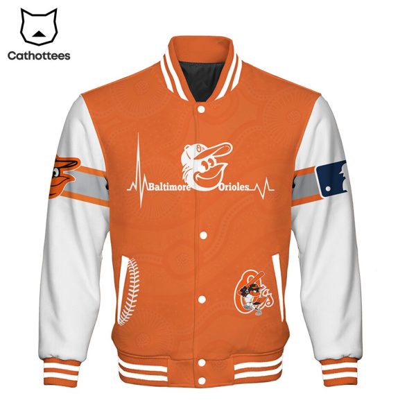 Personalized Baltimore Orioles Logo Baseball Jacket