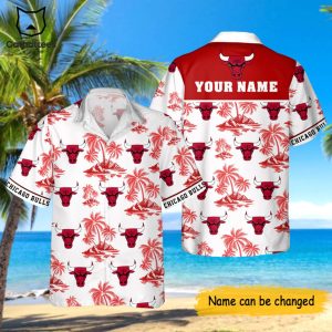 Personalized Chicago Bulls Custom Name Hawaiian Shirt