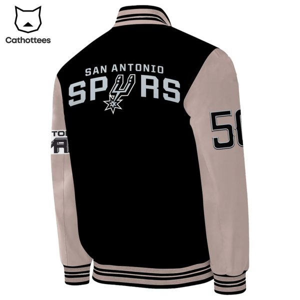 San Antonio Spurs Basketball David Robinson 50 Baseball Jacket