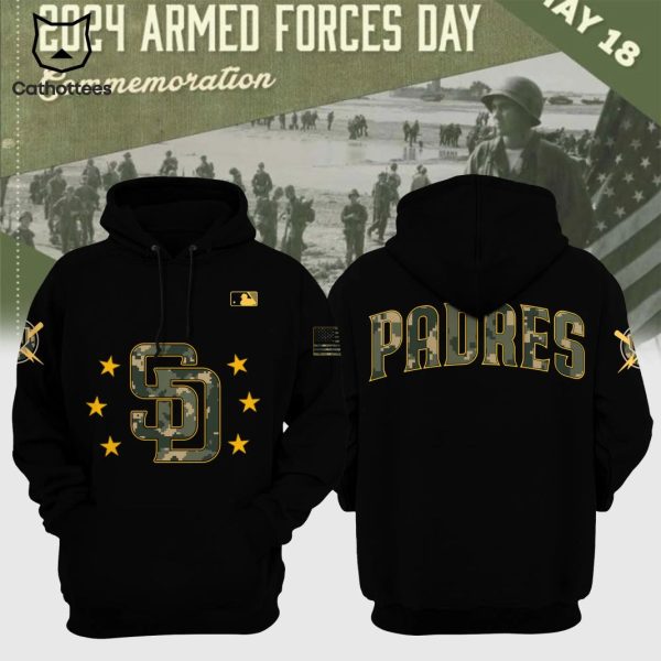 San Diego Padres 2024 Armed Forces Day Hoodie