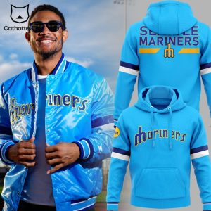 Seattle Mariners Baseball Team Design Blue Hoodie