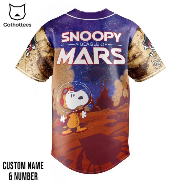Snoopy A Beagle Of Mars Baseball Jersey