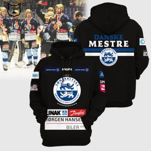Sonderjyske Ishockey Danske Mestre 2024 Champions Hoodie
