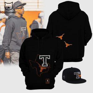 Texas Longhorns Cactus Jack Design Black Hoodie