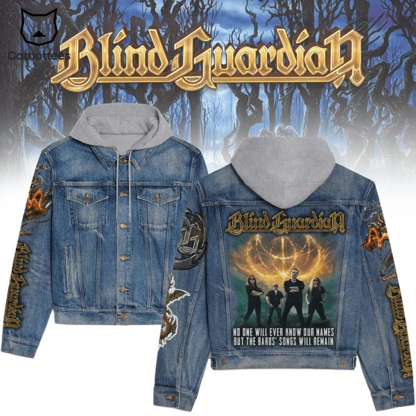 The Bards Song In The Forest Blind Guardian Hooded Denim Jacket