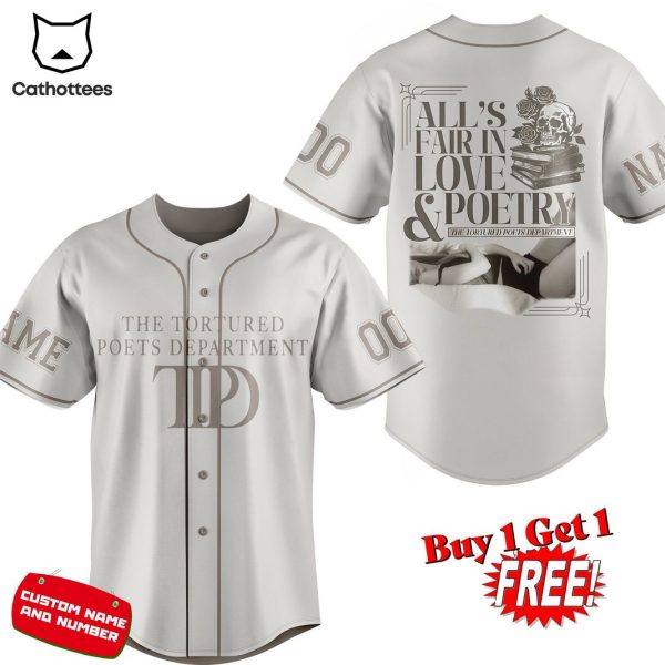The Tortured Poets Department Baseball Jersey