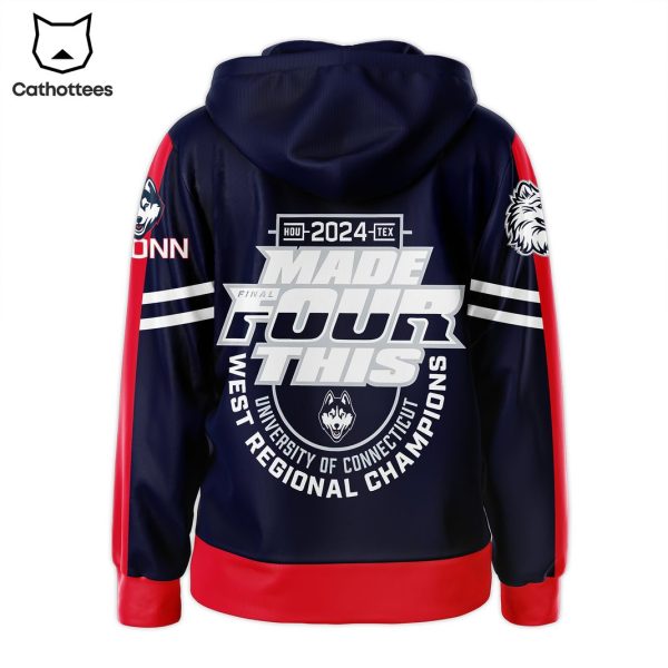 UConn Huskies 2024 Made Four This Hoodie