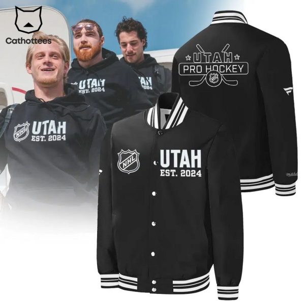 Welcome NHL To Utah Pro Hockey 2024 Special Baseball Jacket