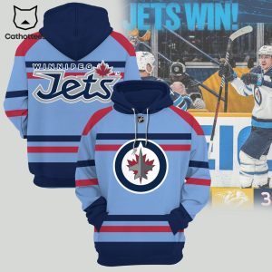 Winnipeg Jets Light Blue Anniversary Premier Breakaway Hoodie