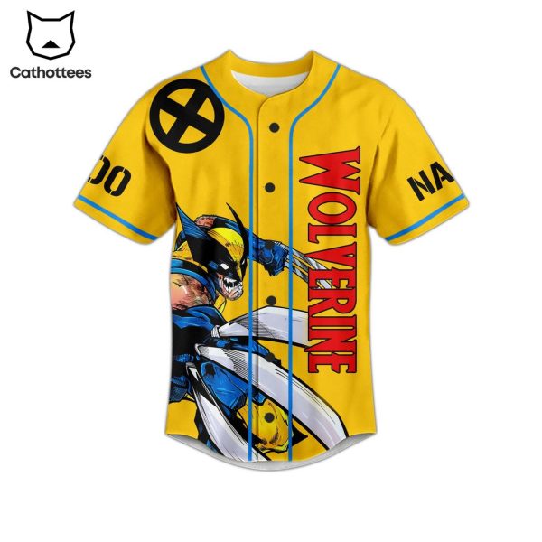Wolverine Men Made Me A Weapon Design Baseball Jersey
