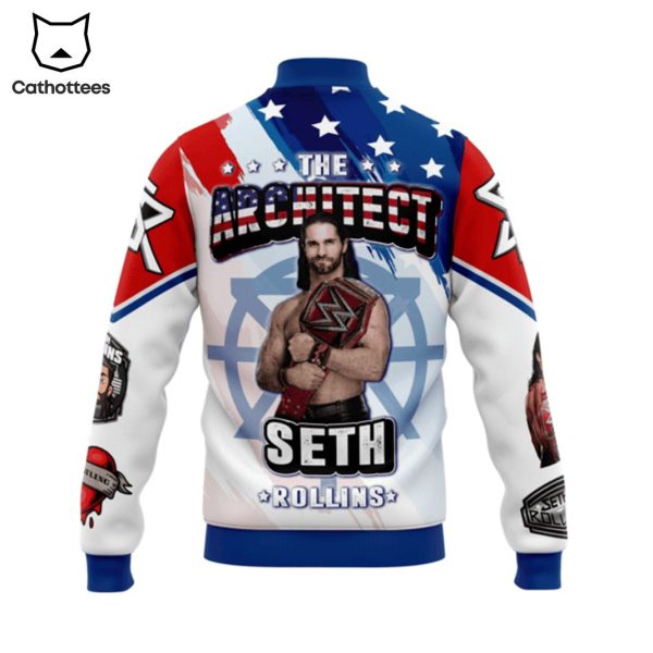 WWE Beast Slayer The Architect Seth Rollins Baseball Jacket