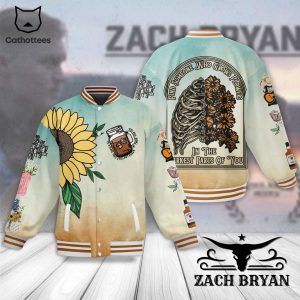 Zach Bryan Find Someone Who Grows Flowers In The Darkest Parts Of You Baseball Jacket