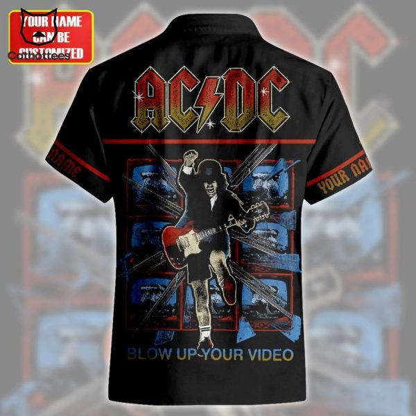 AC DC Blow Up Your Video Design Tropical Hawaiian Shirt