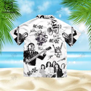 AC DC Signature Tropical Hawaiian Shirt