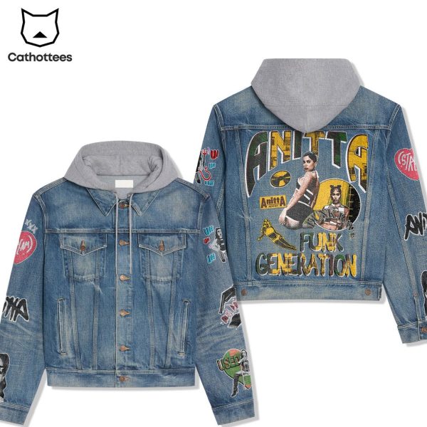 Anitta Funk Generation Hooded Denim Jacket