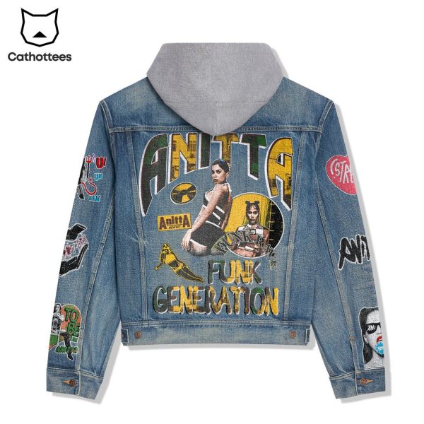 Anitta Funk Generation Hooded Denim Jacket