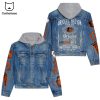 Edmonton Oilers ICe Hockey Champions Hooded Denim Jacket