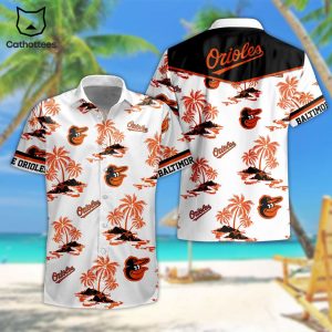 Baltimore Orioles Tropical Summer Hawaiian Shirt