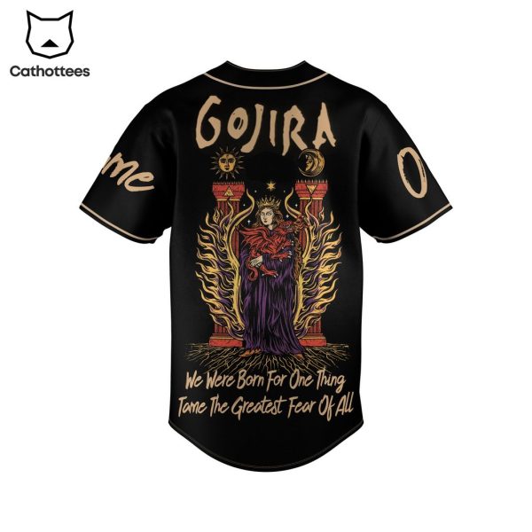 Born For One Thing Gojira Design Baseball Jersey