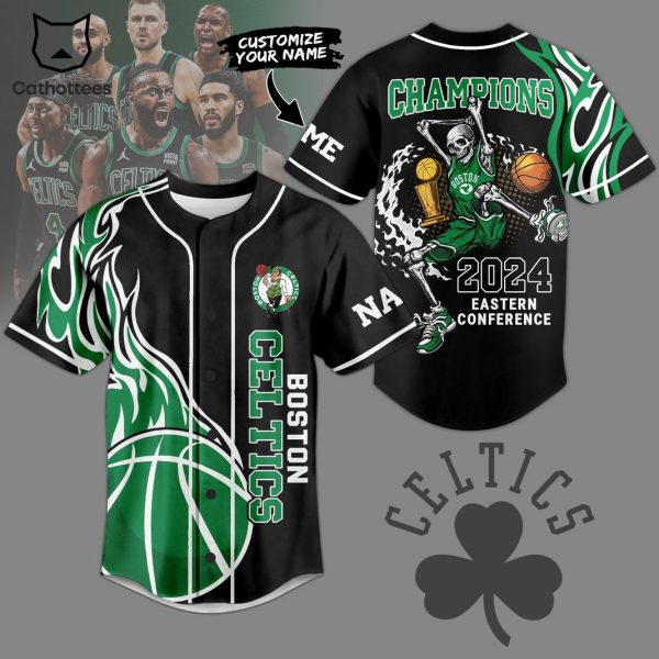 Boston Celtics Champions 2024 Eastern Conference Baseball Jersey